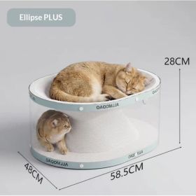 All-in-one No-installation Cat Scratcher Tunnel Toy (Option: Oval PLUS)